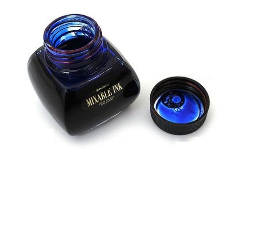 [HCM]Lọ mực Platinum Mixable dùng cho bút máy (60ml) - Aurora Blue (Màu xanh dương)