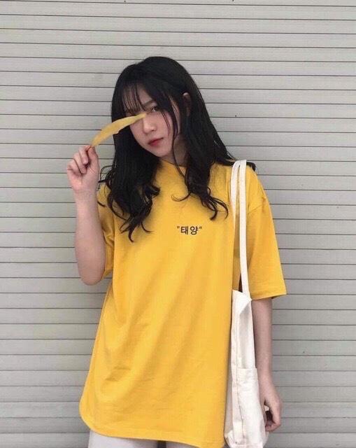 [HCM]Áo thun Unisex hoa hướng dương vàng mẫu mới cực xinh ( kèm ảnh thật)