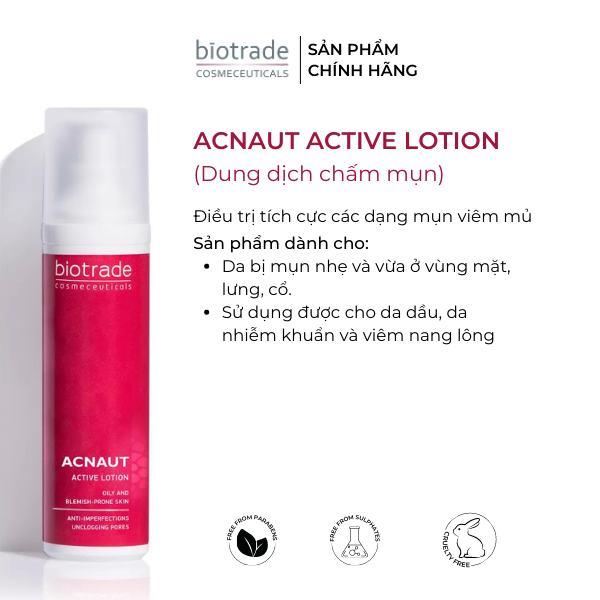Chấm Mụn Biotrade Acnaut Active Lotion 15ml