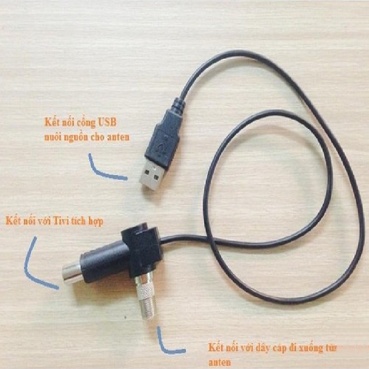 Dây cáp cấp nguồn 5V cho Anten có mạch khuếch đại DVB-T2
