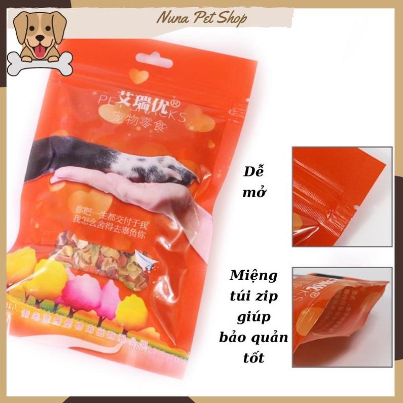 Rau củ sấy Captain cho chó mèo (Gói 100g)
