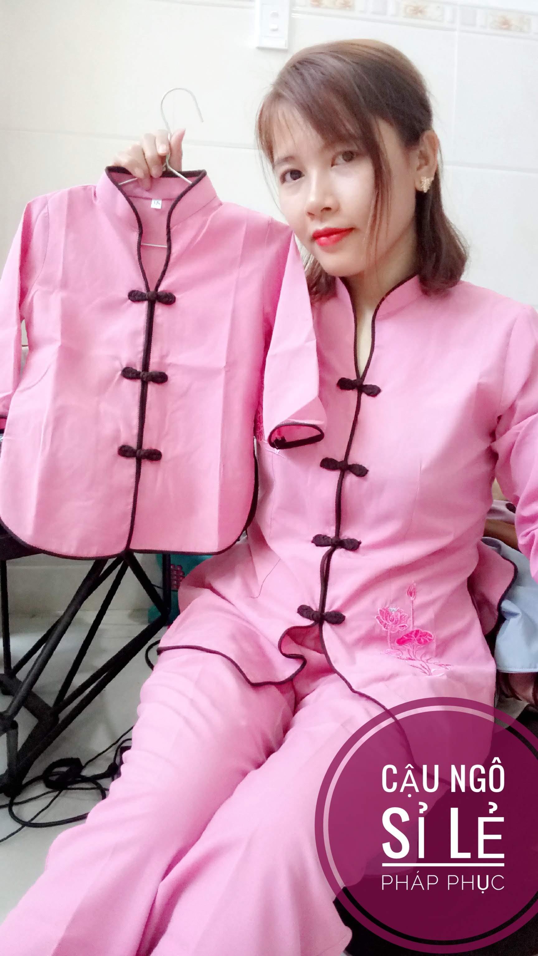 [HCM]Áo lam áo phật tử đi chùa