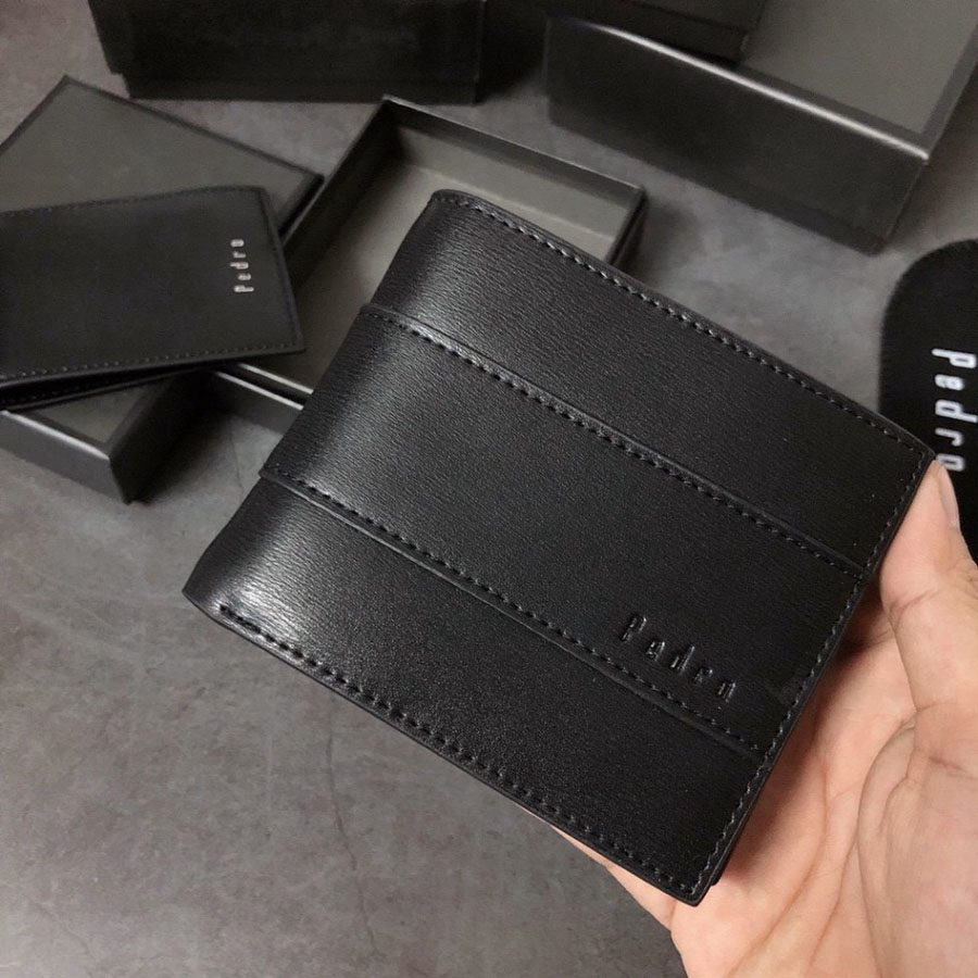 Set Ví Thắt Lưng PEDRO nam full box, túi giấy hàng [TẶNG KÈM CARDHOLDER]