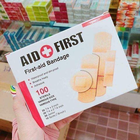 [HCM]HỘP 100 MIẾNG BĂNG KEO CÁ NHÂN - BĂNG KEO Y TẾ NỘI ĐỊA NHIỀU KÍCH CỠ TIỆN LỢI