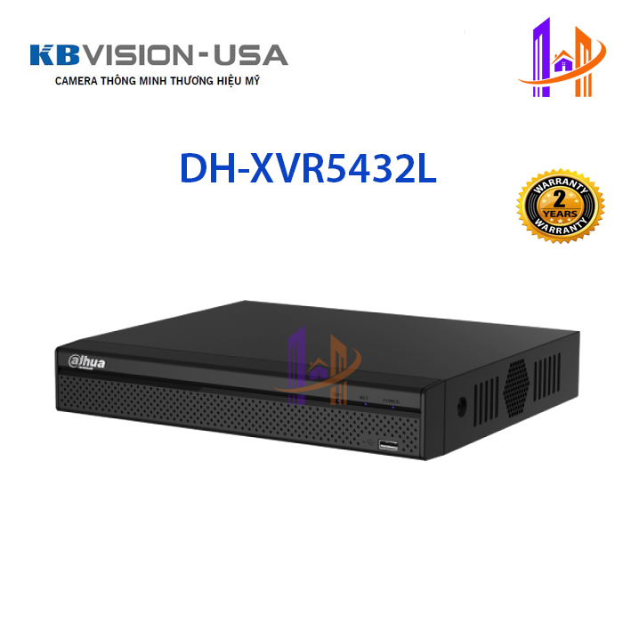 [HCM][Trả góp 0%][Đầu Ghi Hình 32 Kênh Dahua DH-XVR5432L]  2MP Hỗ Trợ 4 hddHàng Chính Hảng