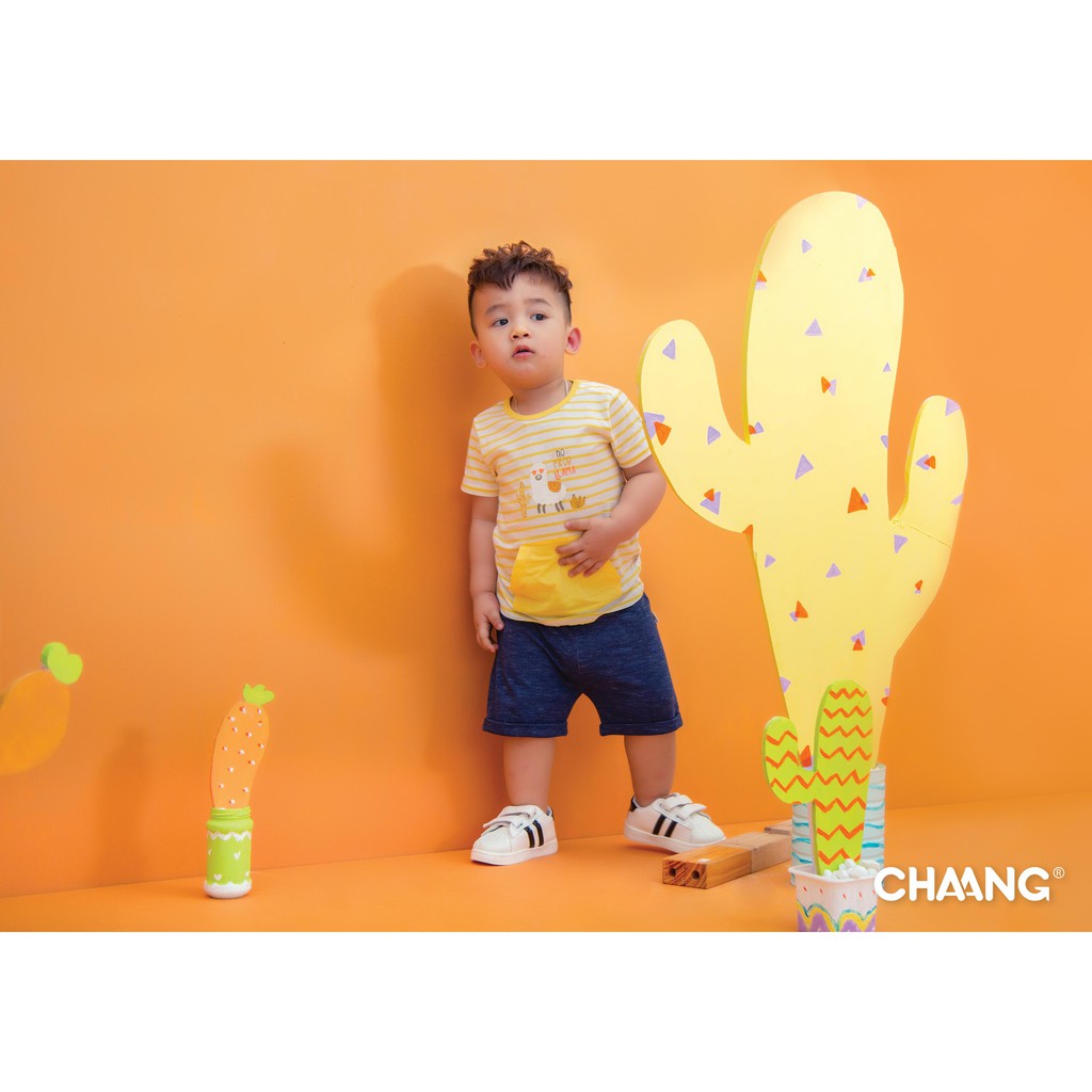 [CHỈ 21-24.06-Nhập mã LAZADAFASHION2 giảm 20% đơn từ 199k] Quần giả jean bé trai CHAANG