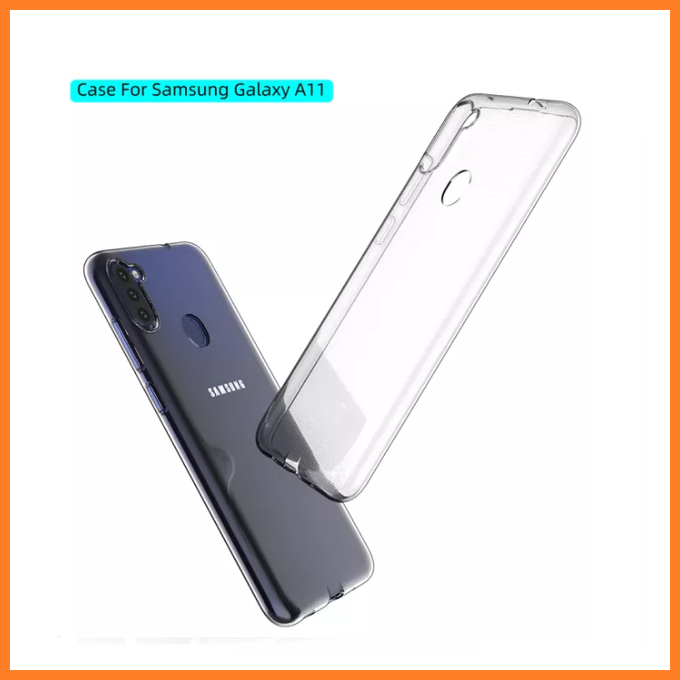 Ốp lưng silicon Samsung galaxy A11 trong suốt