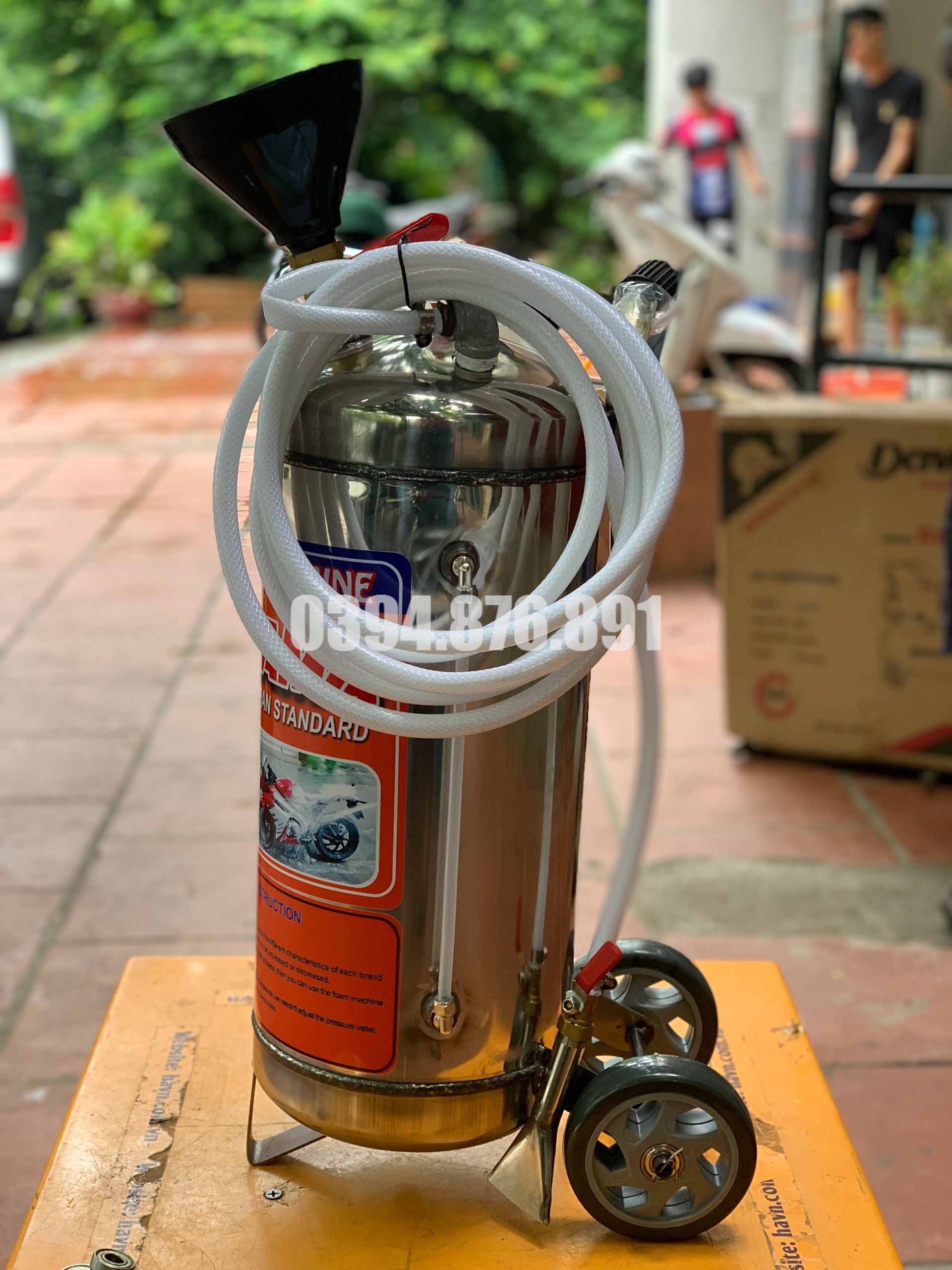 [FREE SHIP] Bình Phun Bọt Tuyết Inox 20L Yakama BB-20I