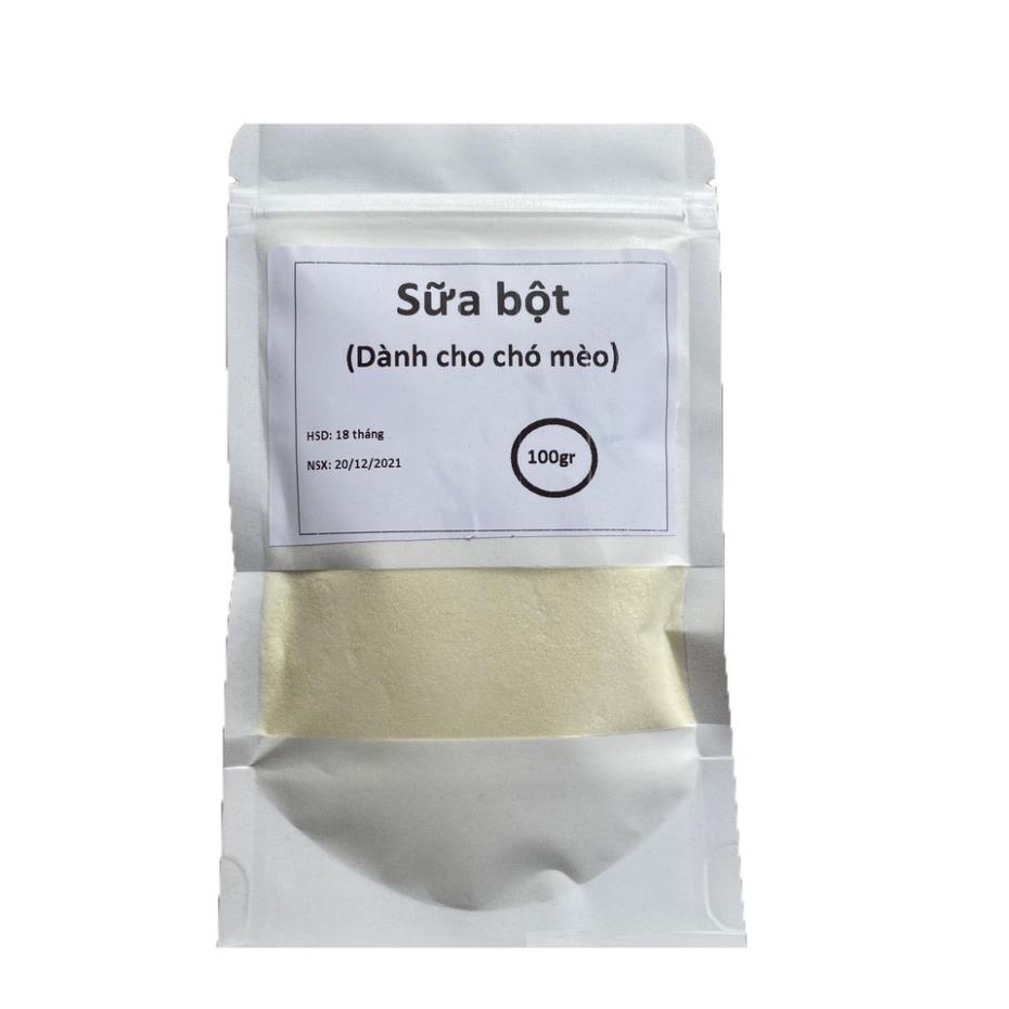 Orgo - Sữa bột cho chó mèo loại túi  zip 100gr