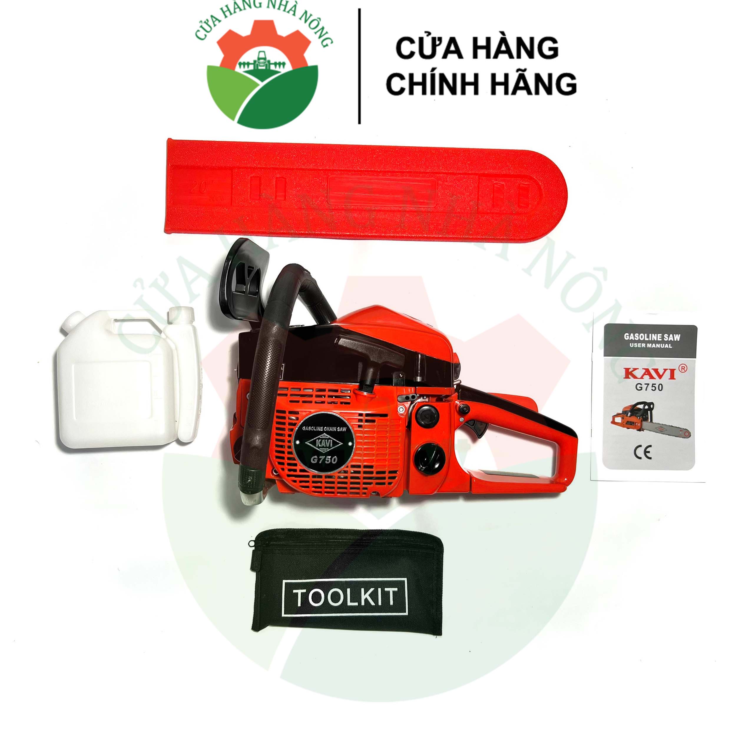 Máy cưa xích cầm tay kavi g750 chính hãng