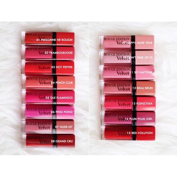 Son Bourjois Rouge Edition Velvet của Pháp - 100% Authentic