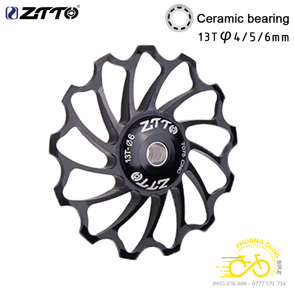 Bánh răng củ đề xe đạp nhôm cnc zitto 13t - 1 chiếc
