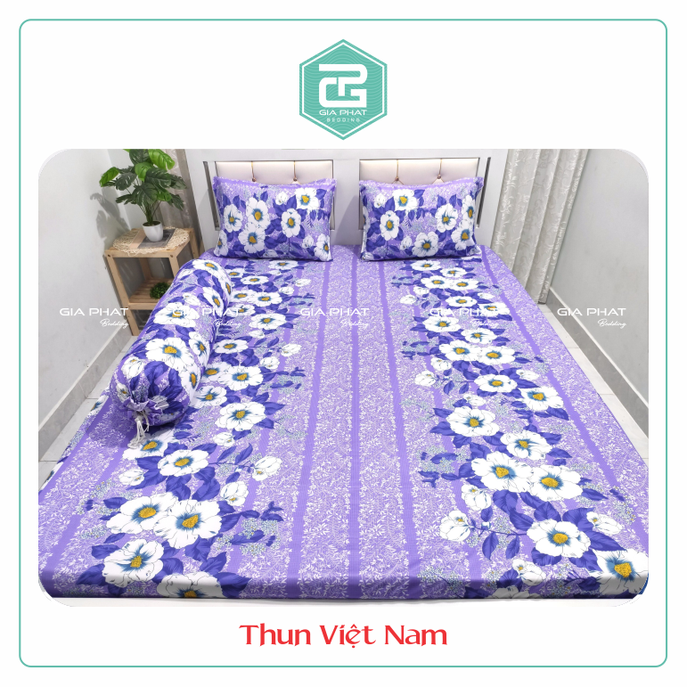 Ga Lẻ Thun Lạnh Việt Nam Đủ Kích Thước ( Không áo gối - inbox chọn mẫu)