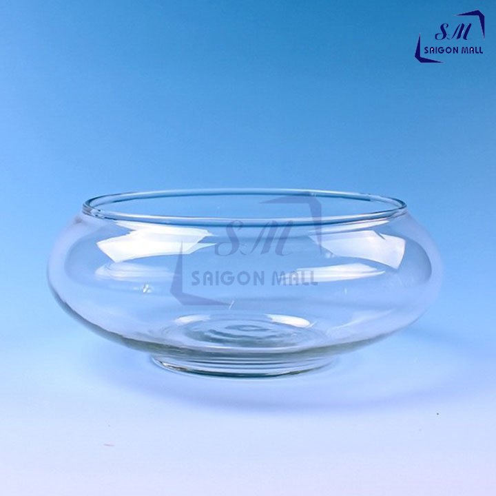 [HCM]Chậu trồng cây BONSAI đường kính 26cm chậu bonsai trồng cây thủy canh LOẠI LỚN NHẤT hồ nuôi cá trồng sen trồng bèo lọ thủy tinh trang trí