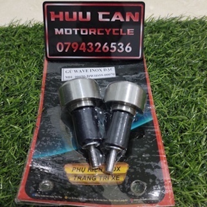 Gù tay lái inox đặc wave nhỏ, wave thái 110, future neo, future 1 và nhiều dòng xe