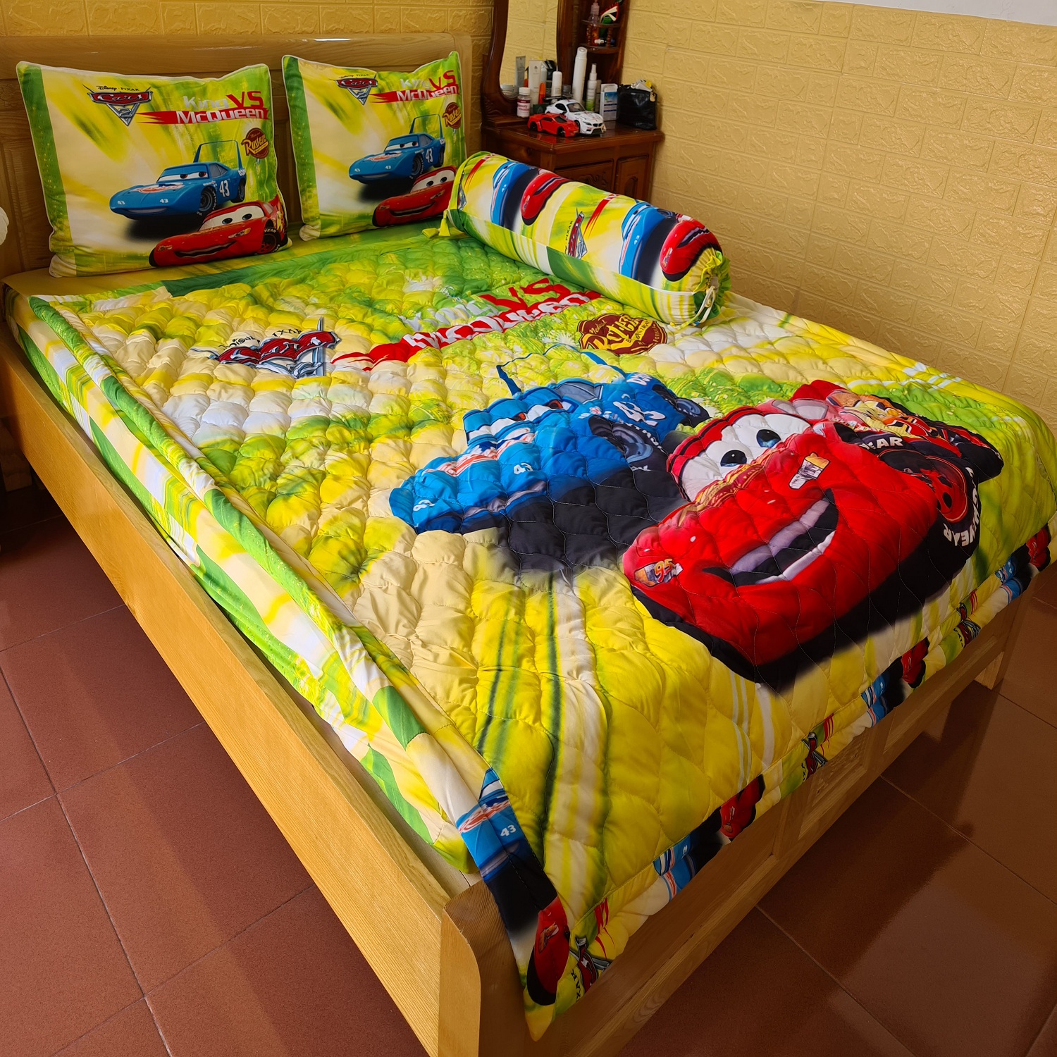 BỘ DRAP THUN Ý 5D 4 MÓN 1M6 & 1M8X2M TY33