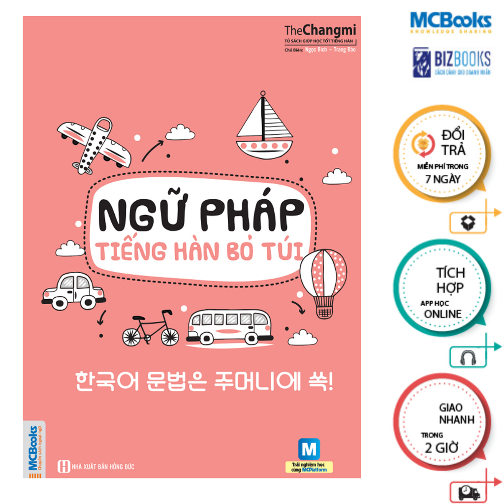Sách - Ngữ pháp tiếng Hàn bỏ túi - McBooks