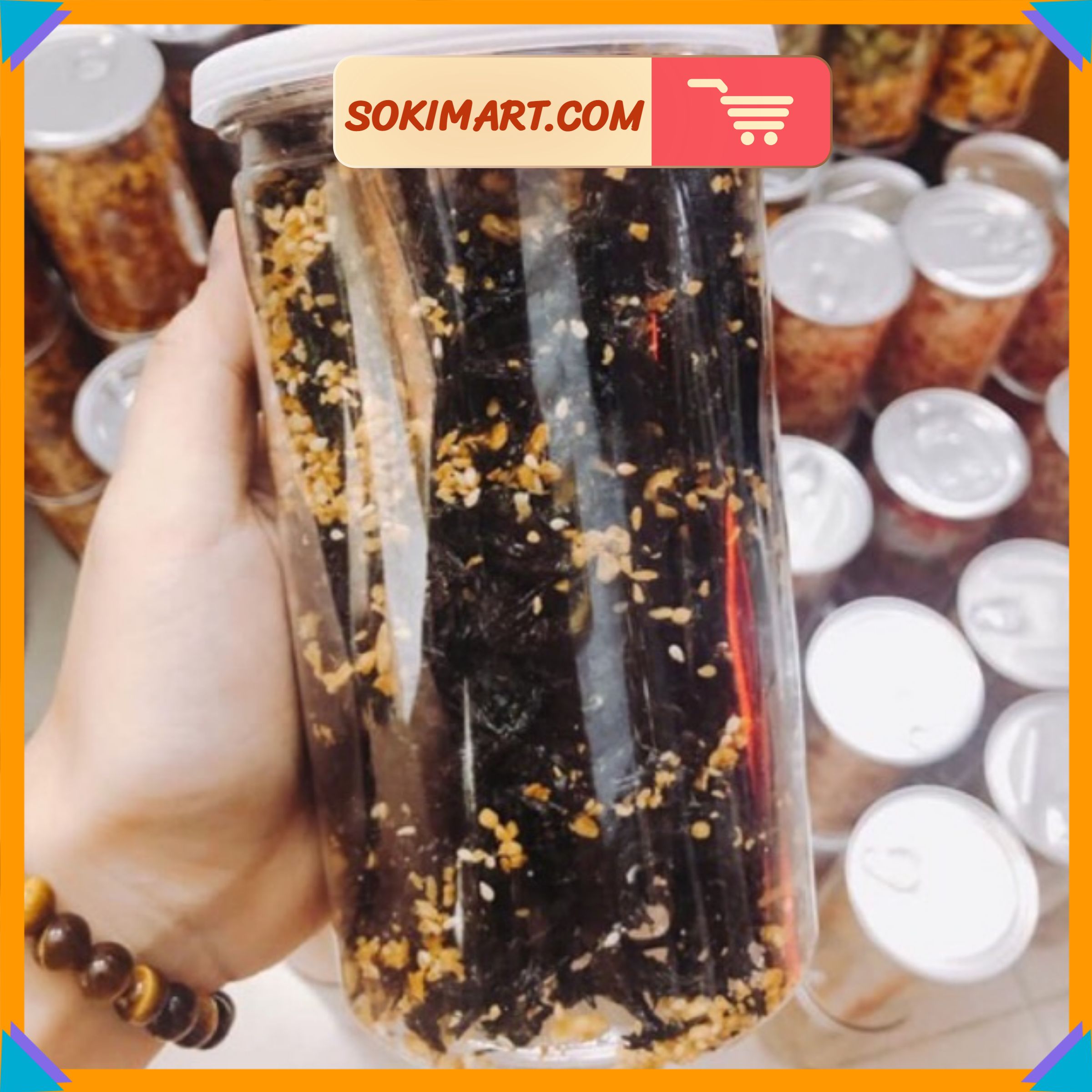 Rong biển cháy tỏi - 200g