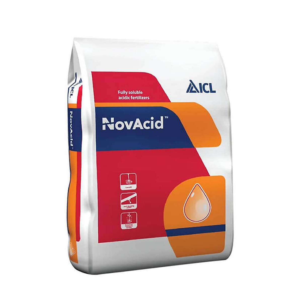 [HCM]Phân bón hòa tan Israel Novacid 12-40-36+3CaO+Te Hoà tan 100% sử dụng cho hệ thống tưới nhỏ giọt và tưới phun. Hạn chế rụng trái non thúc hoa ra màu đẹp và tăng sức đề kháng cho cây trồng