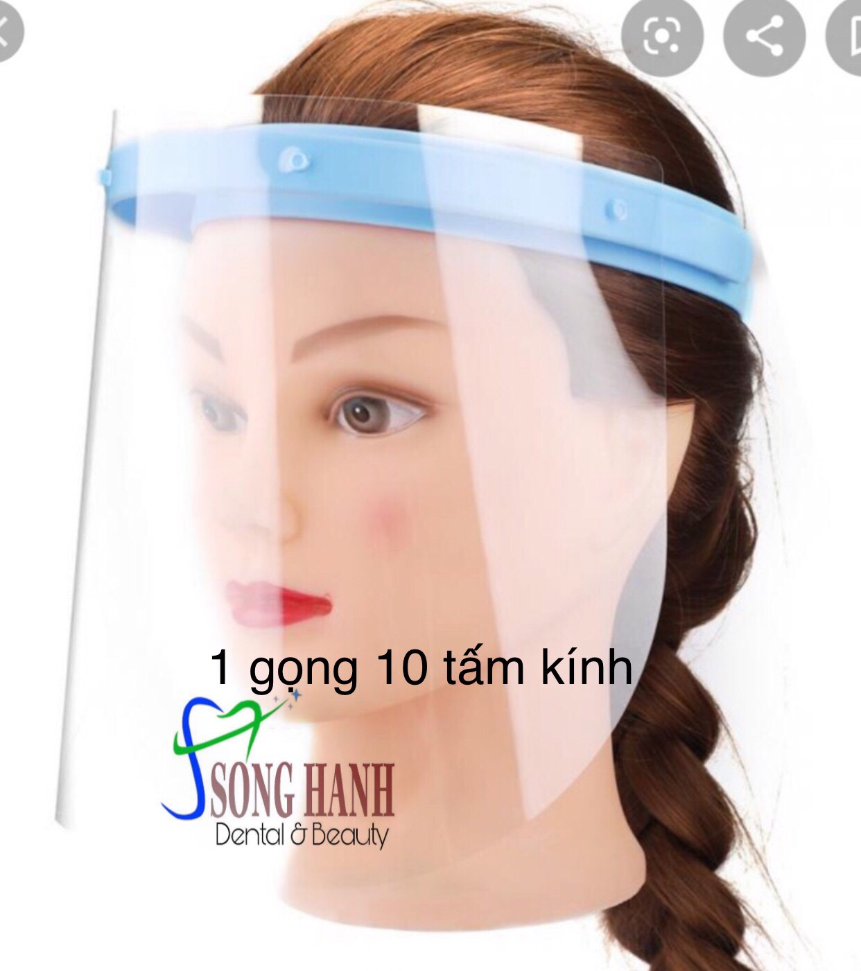 Kính che mặt chắn giọt bắn