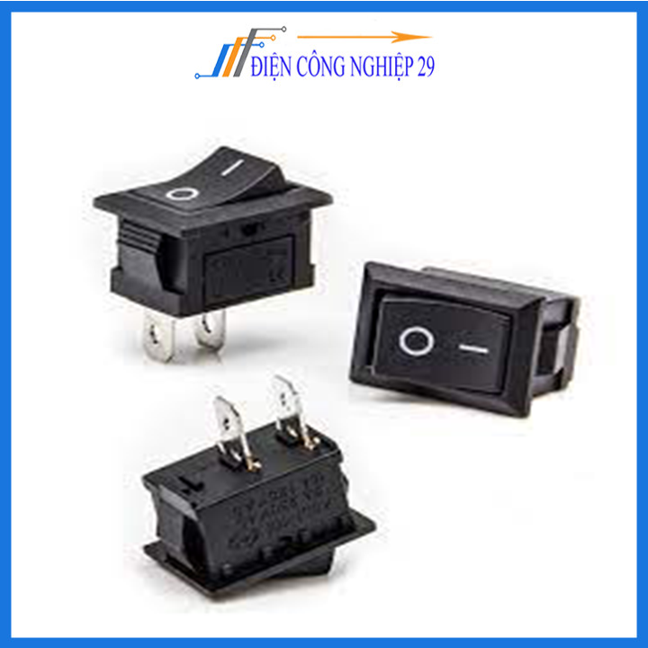 Công Tắc Bập Bênh KCD1-11 2 Chân 3A-250V