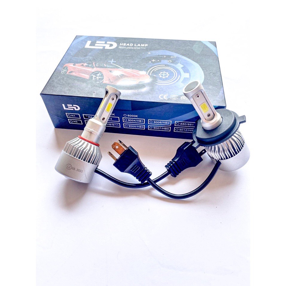 Đèn Led Pha C6-X7s Siêu Sáng Chân H4 Lắp Mọi Dòng Xe