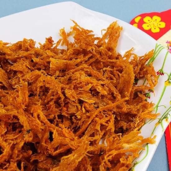 🐙🐙🐙 MỰC XÉ TẨM GIA VỊ-250g