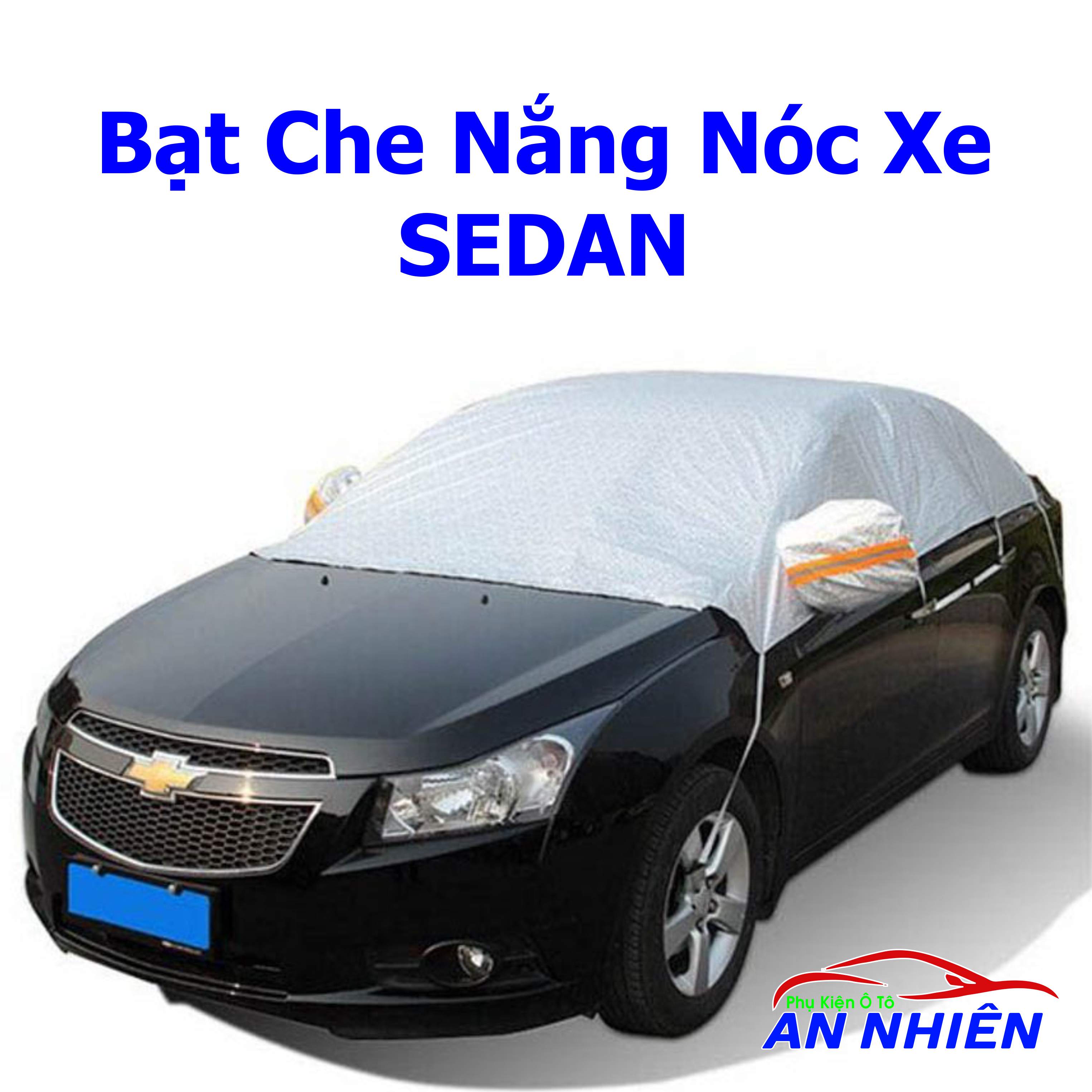 Bạt Che Ô Tô 5D Tráng Bạc Chống Nắng Nóng, Cách Nhiệt Bảo Vệ Xe - Bạt Che Nửa Xe (Xe 4 chỗ, 5 Chỗ, 7 Chỗ) Bạt phủ ô tô, Bạt phủ cách nhiệt tráng nhôm