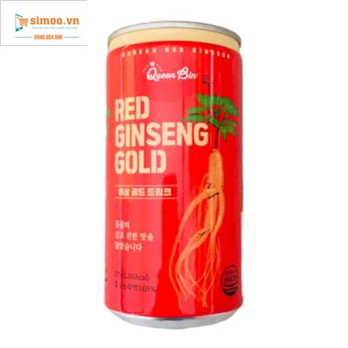 Nước Hồng Sâm Lon Hàn Quốc Queen Bin, thùng 30 Lon x 175ml