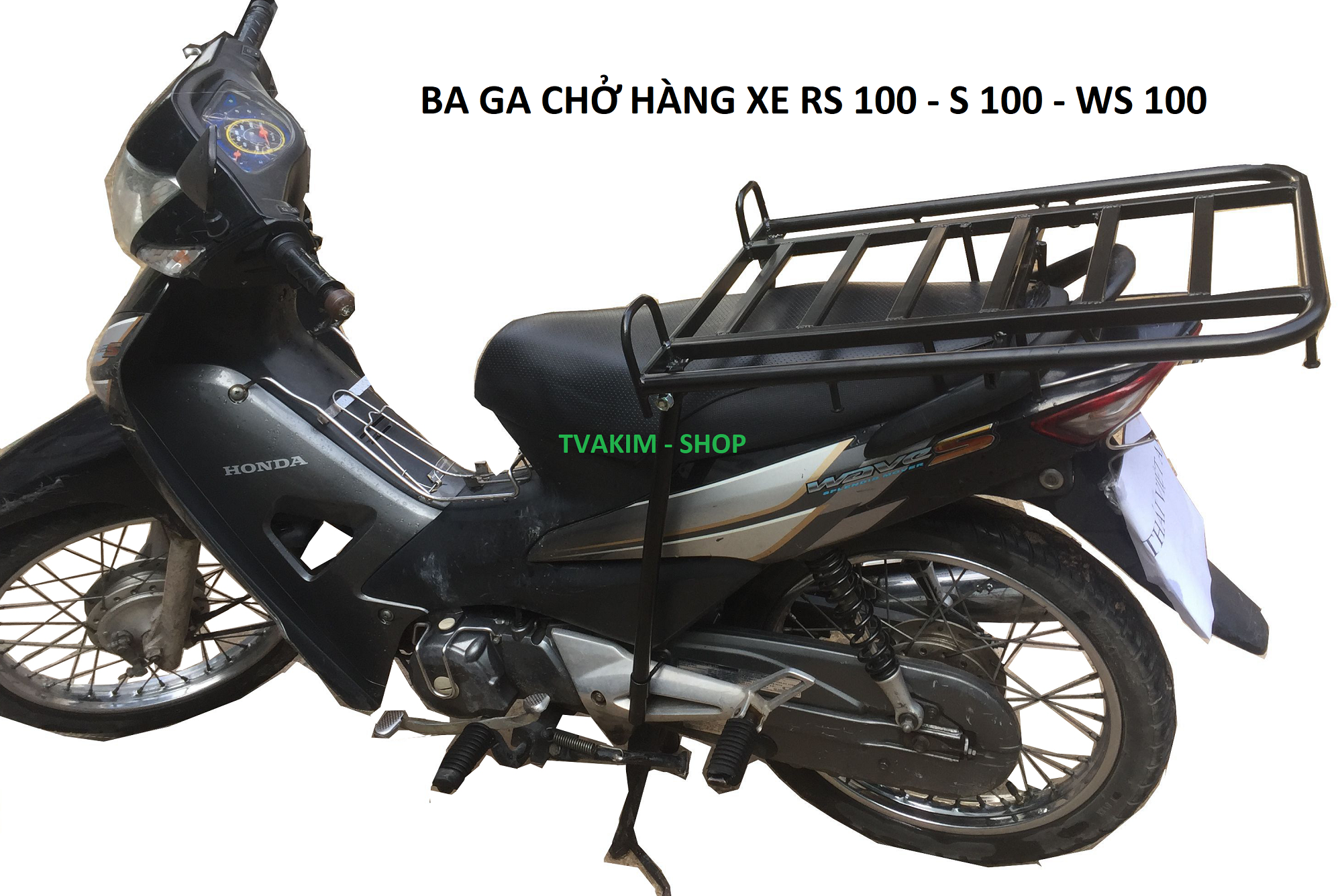 BA GA RS ( GIÁ THỒ HÀNG XE WAVE RS )