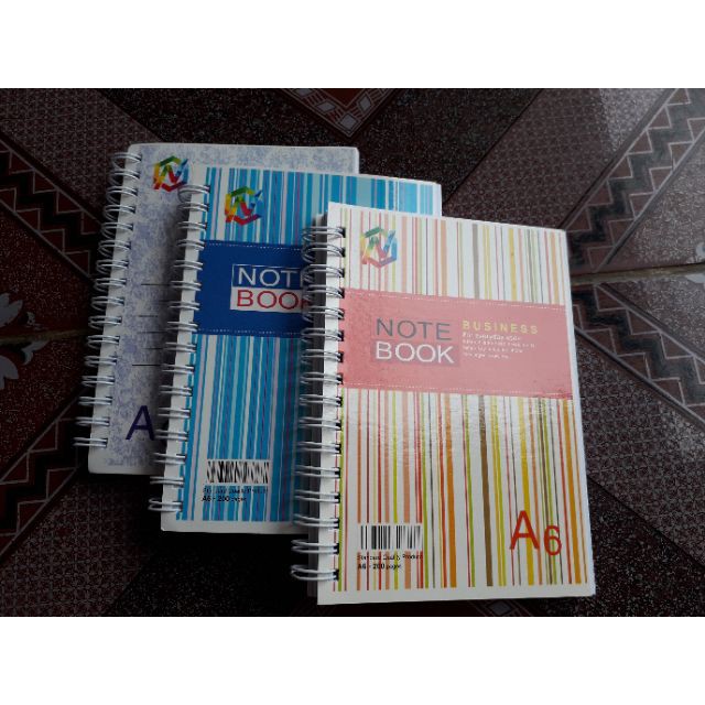 Sổ Lò Xo A6 200Tr Kt 10.5X15Cm