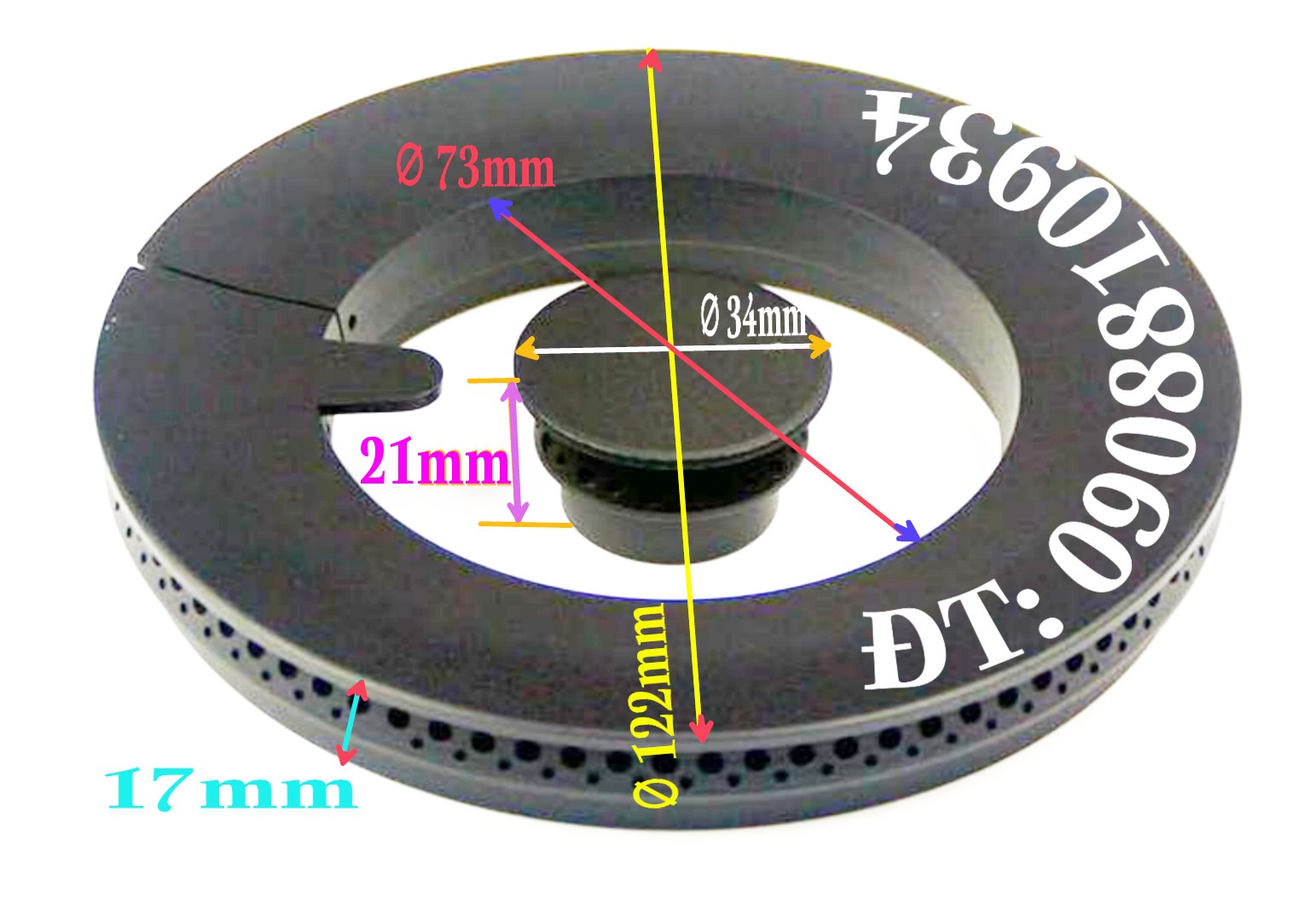 ĐẦU ĐỐT BẾP GAS ÂM FOTILE GS-HL6B