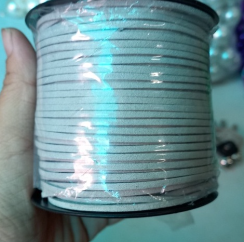 2-5met dây da lộn 3mm nhiều màu