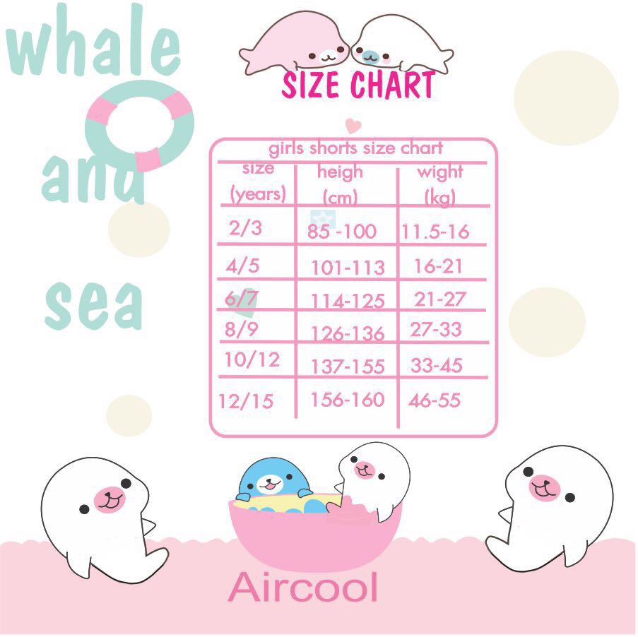 [Ảnh thật] [Chính hãng] Set 3 quần chíp đùi cao cấp cho bé gái Aircool