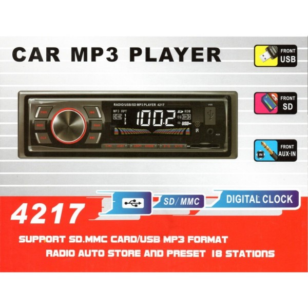 [Hỗ trợ lắp đặt tại Hải Phòng] Đầu Nghe Nhạc MP3 cho Ô Tô 12-24V Chơi Nhạc Qua USB/ SD Card/ Aux/ FM - Lắp Được Cho Mọi Xe