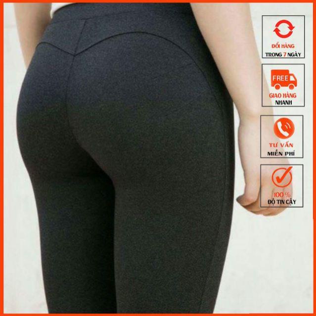 Quần legging nữ nâng mông ba màu