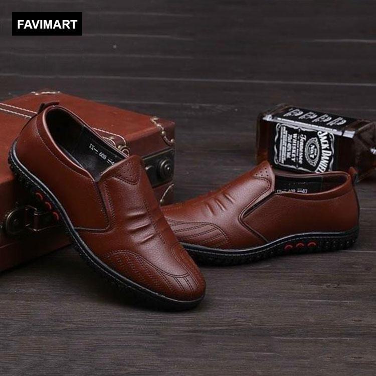 FAVIMART FA5229-Giày lười da nam thời trang công sở