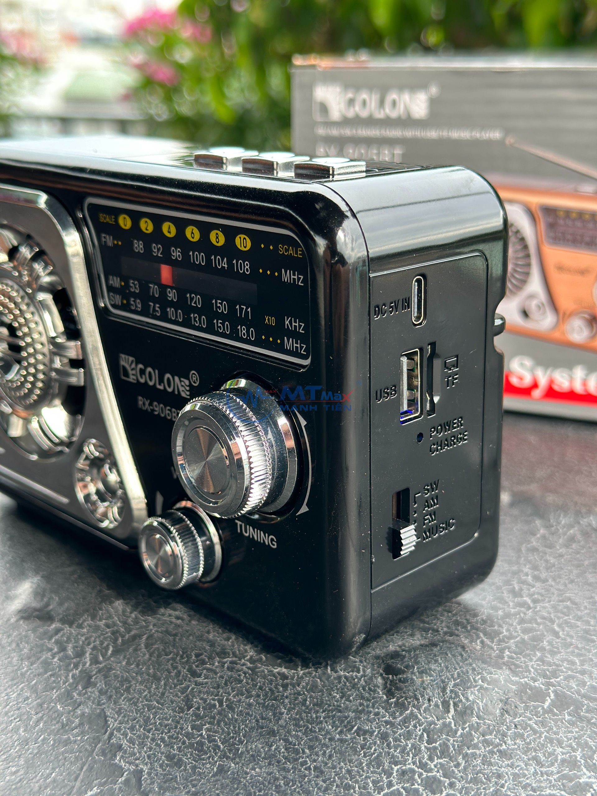 Radio AMFMUSBTF BluetoothMP3 RX-906BT