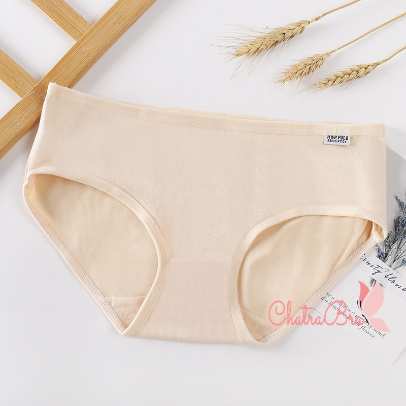 QUẦN LÓT COTTON TRƠN KHÁNG KHUẨN CO GIÃN TỐT PULO
