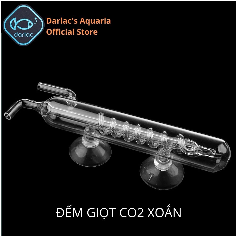 Đếm giọt CO2 xoắn ốc kiểu dáng ADA