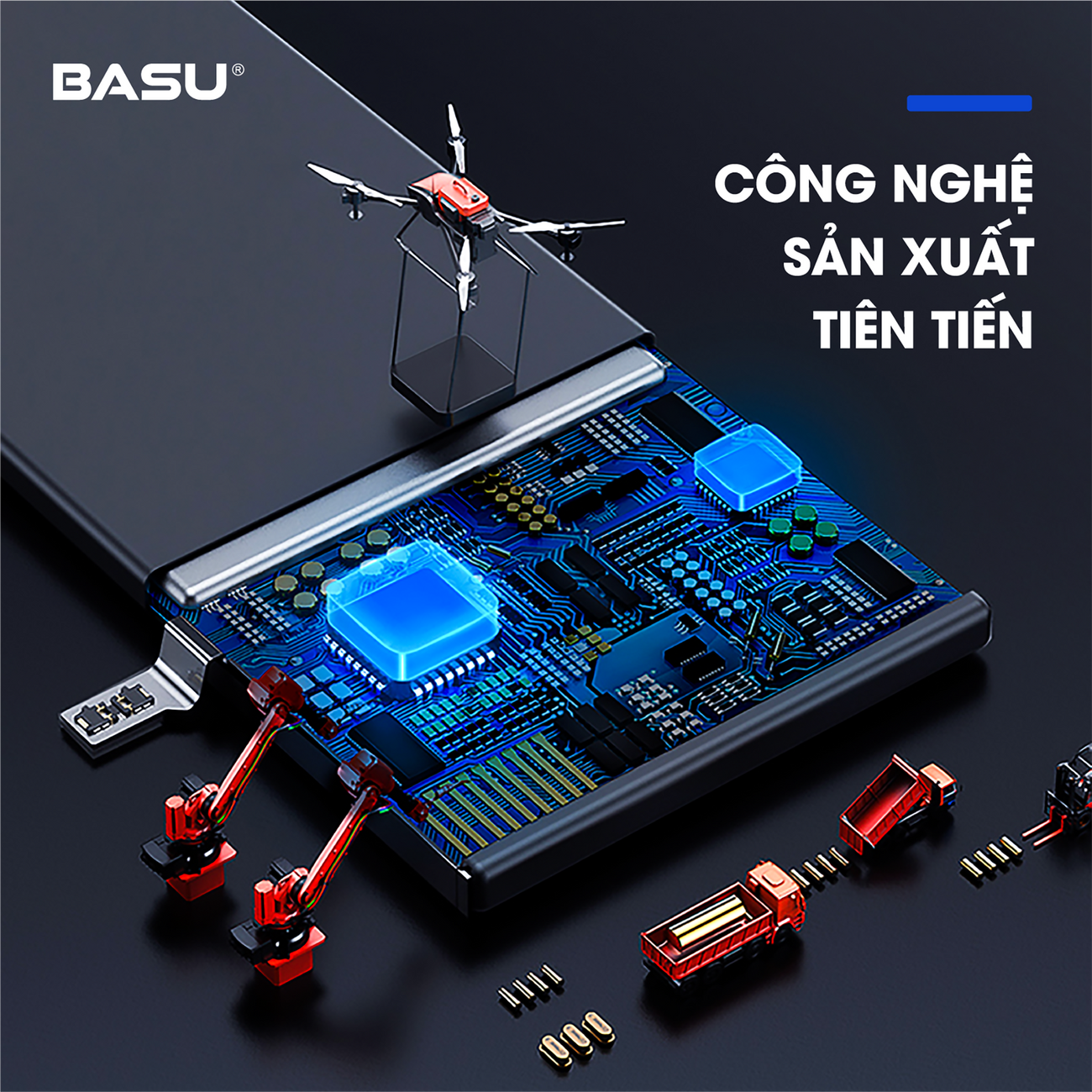 Pin iphone 5S/5C - Chính hãng BASU