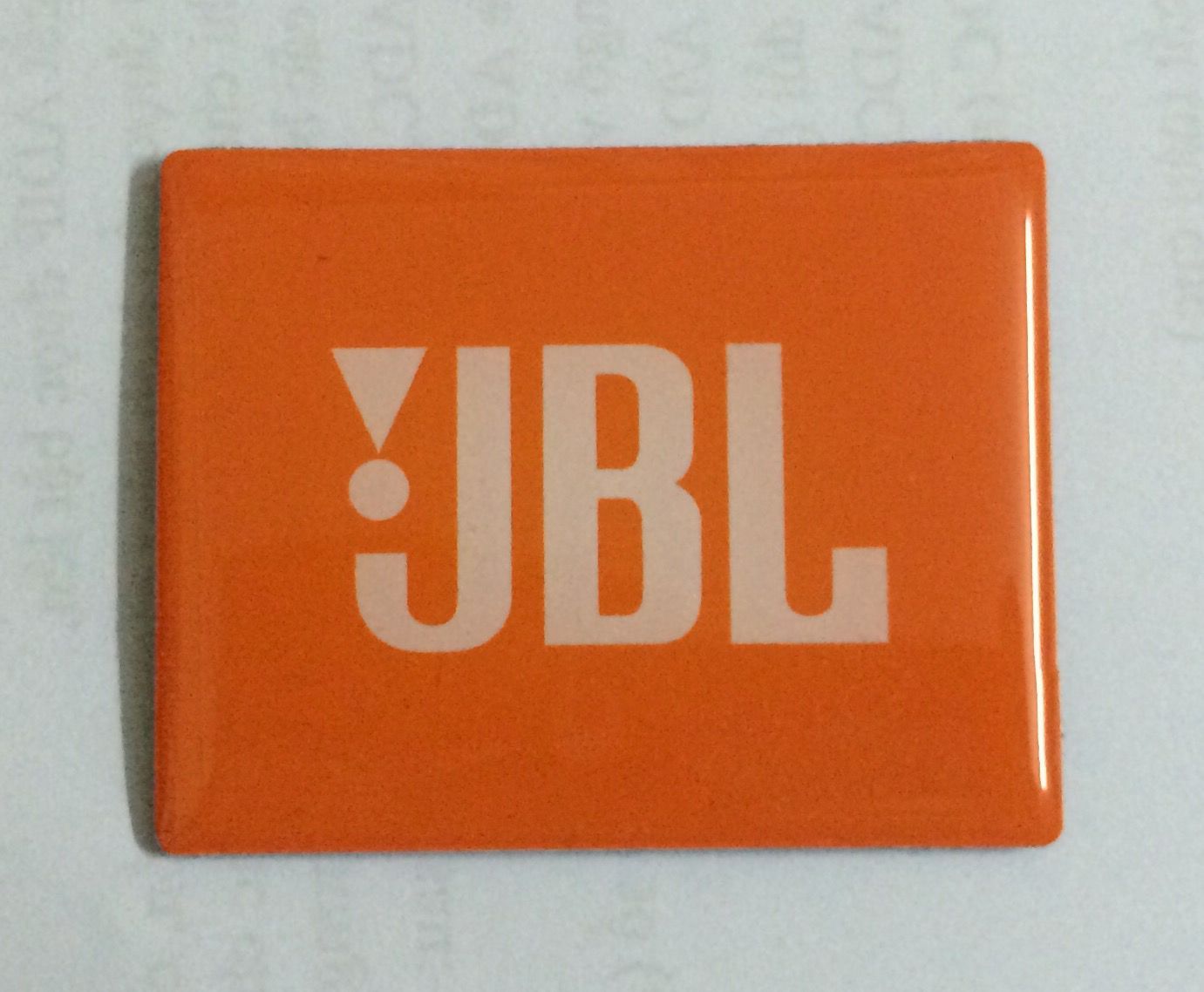 Tem dán thùng loa logo JBL. cam sẵn dính : 2 chiếc