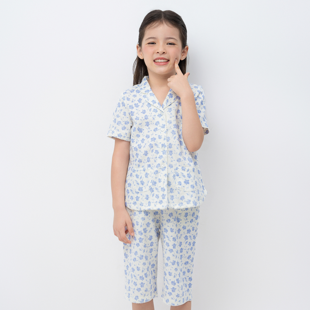 [Mua 3 giảm 20%, mua 2 giảm 15%] Bộ Đồ Thun Lửng Bé Gái Vincy KTL022W11