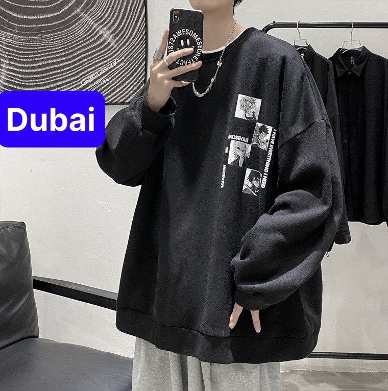 ÁO SWEATER - NỈ CHUI DÀY PHOM FROM RỘNG NHẬT BẢN HÌNH MOSEVJUE NAM NỮ CHỐNG LẠNH NẮNG, NÓNG ĐÔNG HÈ  - DUBAI FASHION