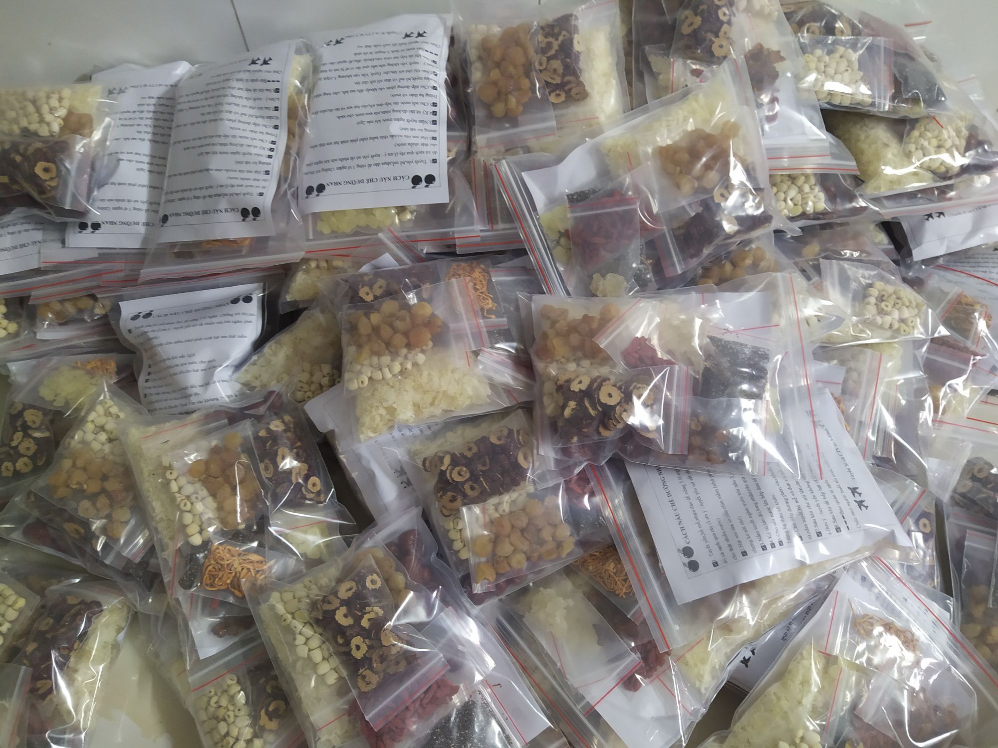 combo 20  set chè dưỡng nhan 500g