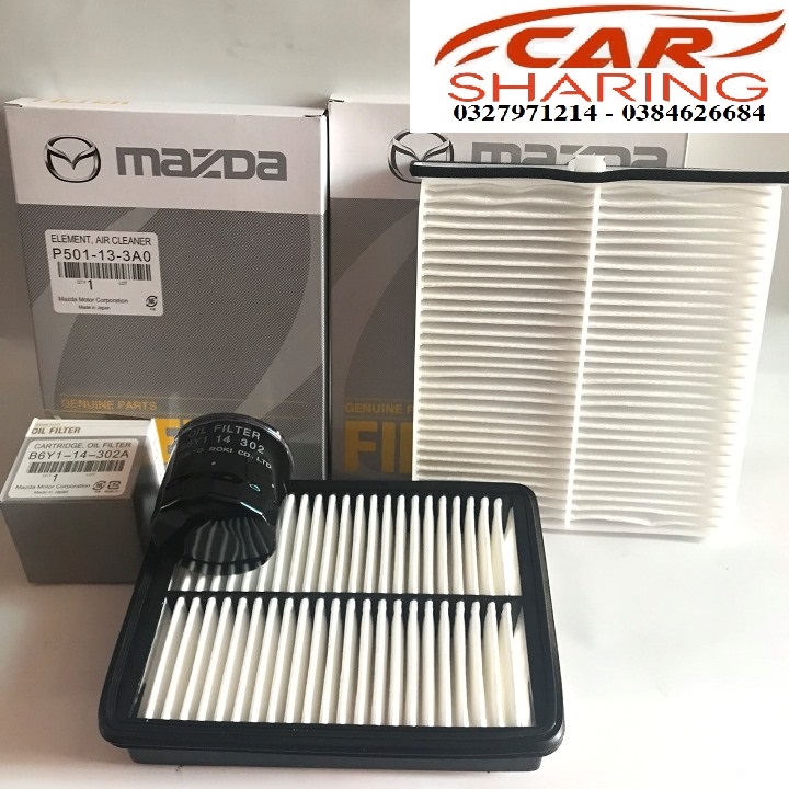 COMBO 3 MÓN ( Lọc gió động cơ , Lọc điều hòa , lọc nhớt ) dùng cho xe MAZDA3 ALLNEW 1.5