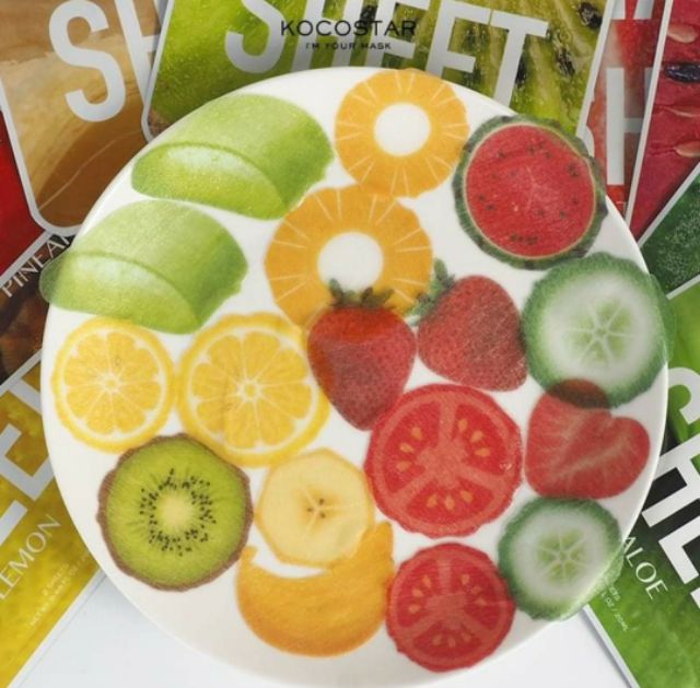 Mặt Nạ Lát Chanh Kocostar KOCOSTAR’s Lemon Slice Mask Sheet