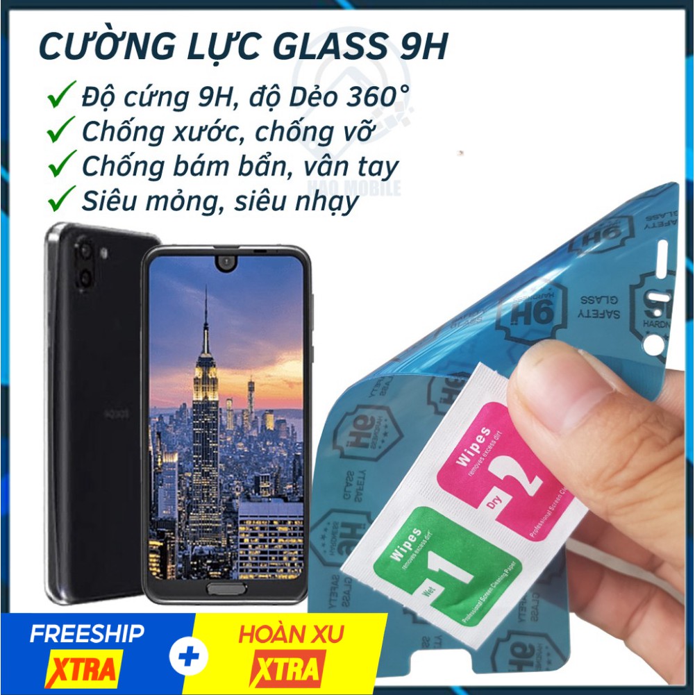 Dán cường lực dẻo nano Sharp Aquos R2