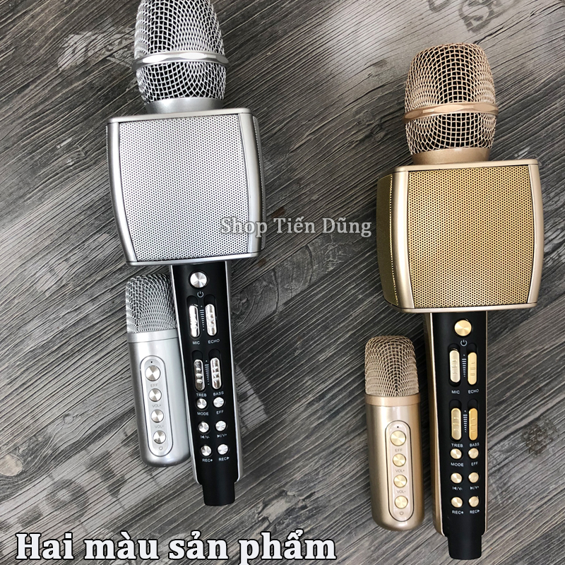 Micro Karaoke Kèm Loa YS98 Bluetooth Kèm 1 Micro Bé Loại 4 Nút