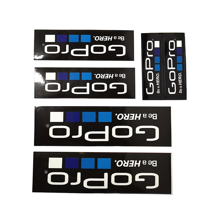BỘ TEM DÁN LOGO GOPRO ( NỀN ĐEN / NỀN TRẮNG )
